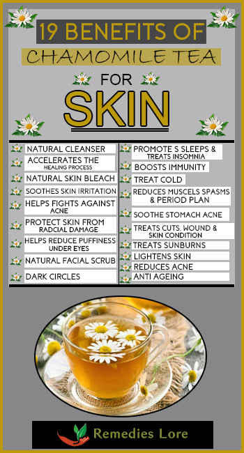 19 Benefits of Chamomile Tea for Skin