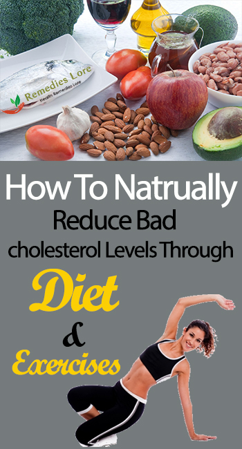 How to Naturally reduce Bad Cholesterol levels through Diet and Exercises