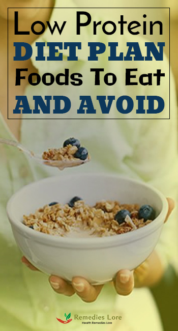 Low Protein Diet Plan-Foods To Eat And Avoid