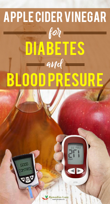 Apple Cider Vinegar For Diabetes And Blood Pressure