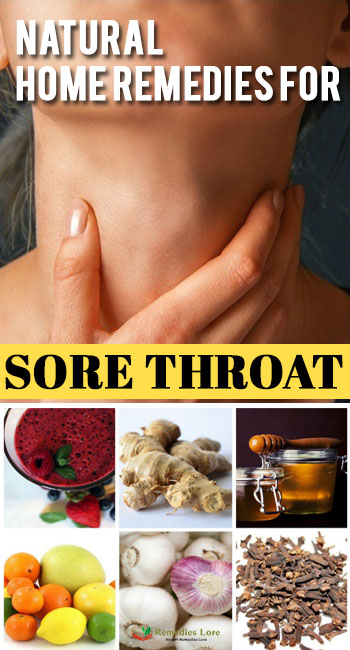 Natural Home Remedies For Sore Throat