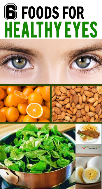 6 Foods For Healthy Eyes