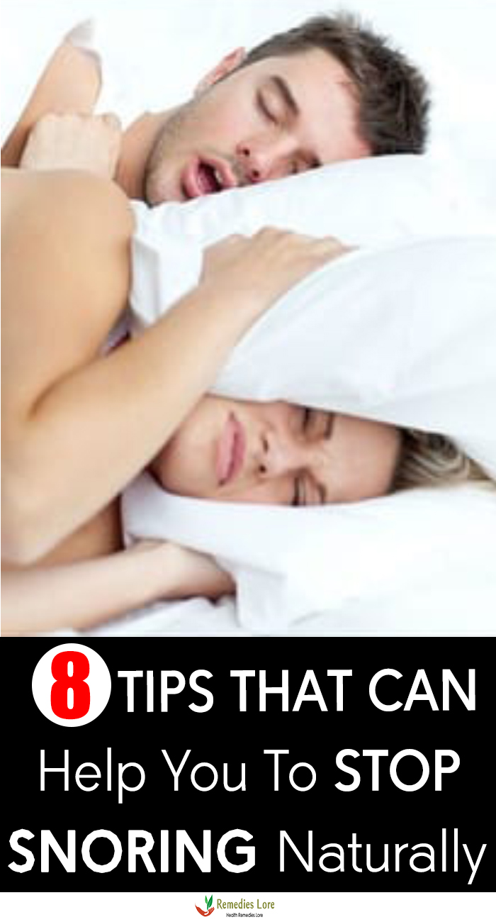 8 Tips To Stop Snoring Naturally