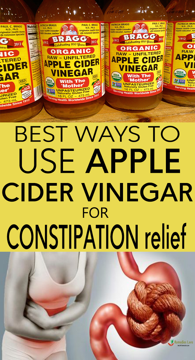 Best Ways to Use Apple Cider Vinegar for Constipation Relief