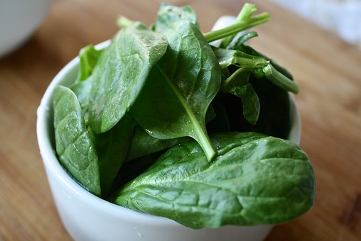spinach for urination
