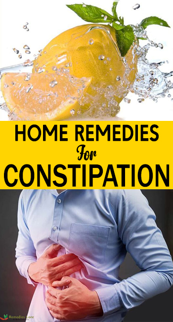 Home Remedies For Constipation