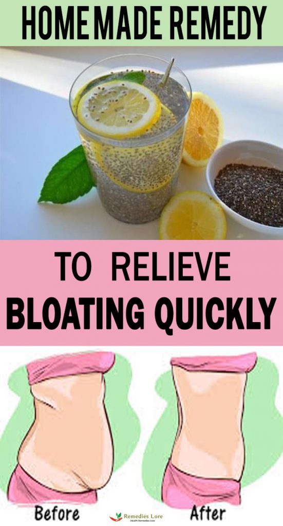 Homemade Remedy To Relieve Bloating Quickly