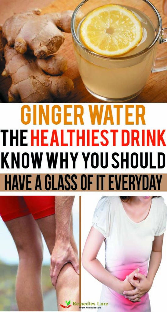 Ginger water The Healthiest Drink Know Why You Should Have A Glass Of 