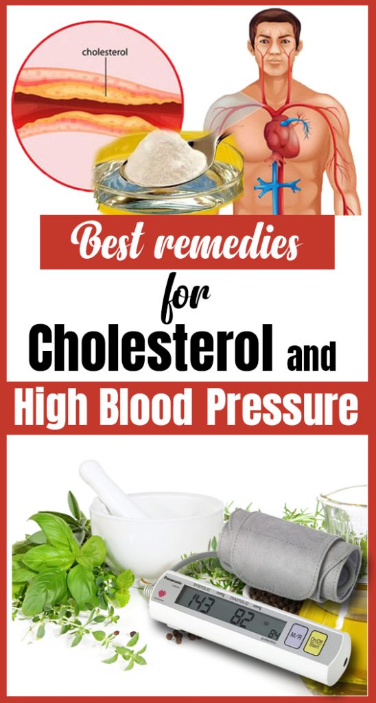 Best remedies for cholesterol and high blood pressure