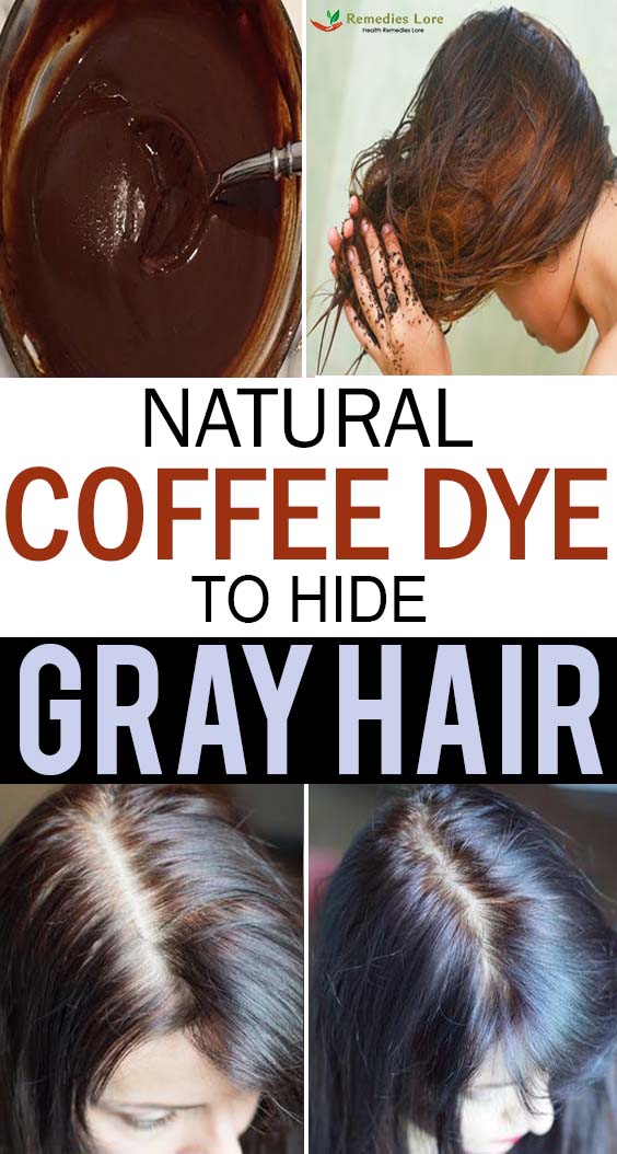 NATURAL COFFEE DYE TO HIDE GRAY HAIR