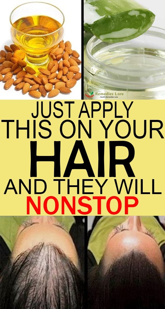  Just Apply This on Your Hair And They Will Grow Nonstop: