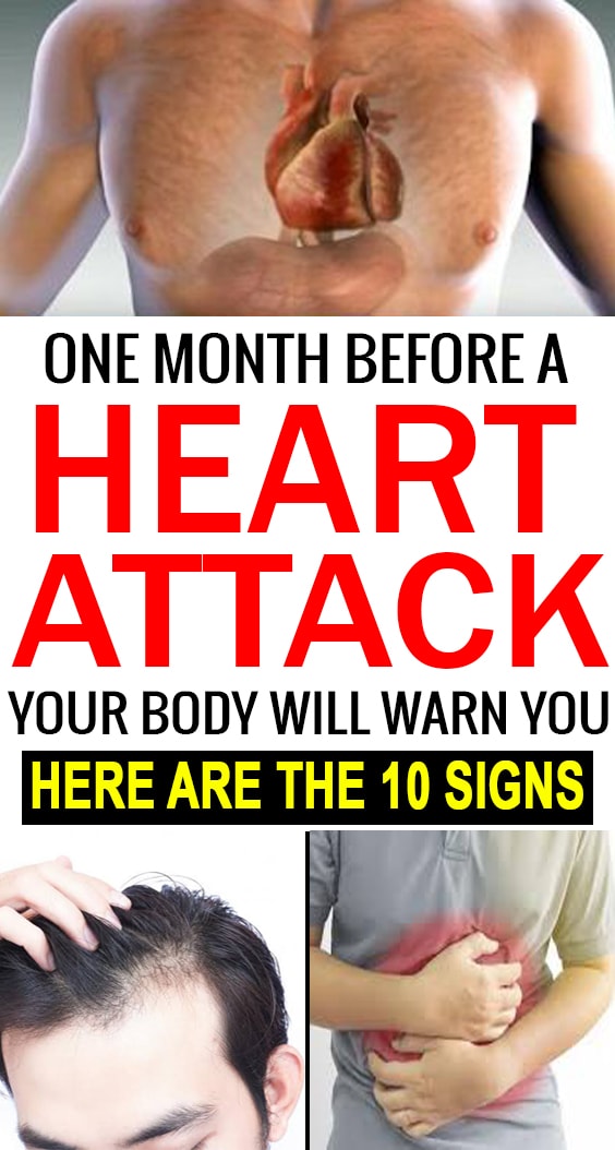 One Month Before a Heart Attack, Your Body Will Warn You – Here are the 10 Signs