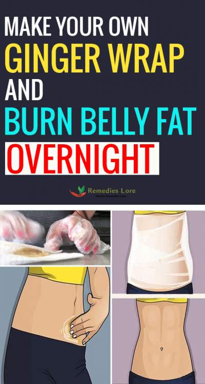 Ginger Wrap and Burn Belly Fat 